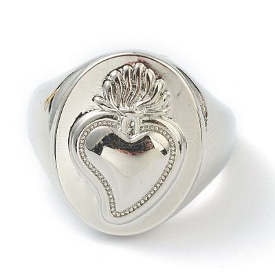 Brass Cuff Rings RJEW-G113-04B-1
