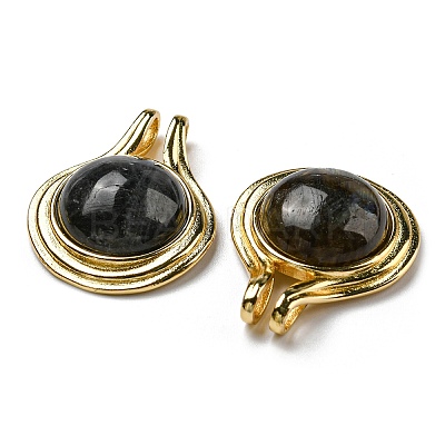 Natural Labradorite Pendants G-M405-06G-1