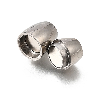 304 Stainless Steel Magnetic Clasps STAS-H263-05P-1