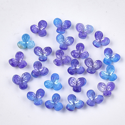 Cellulose Acetate(Resin) Bead Caps KK-S161-04F-1