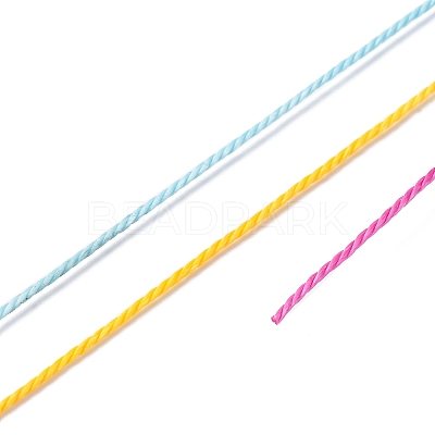 Segment Dyed Waxed Polyester Cord YC-C003-02A-1