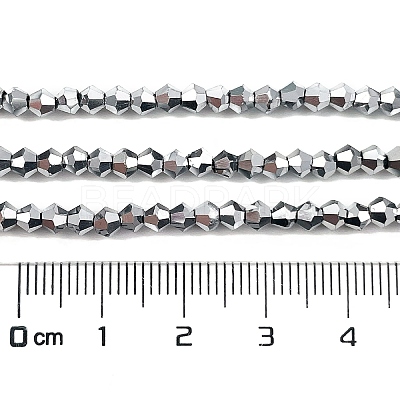 Transparent Electroplate Glass Beads Strands X-EGLA-A039-T3mm-UA05-1