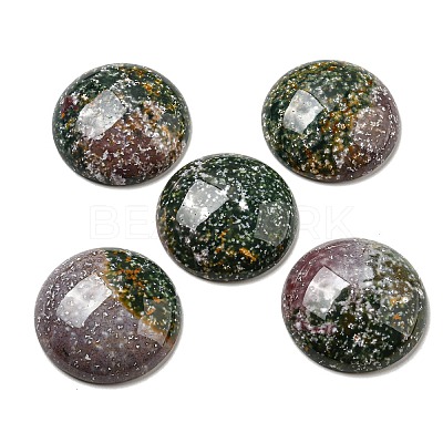 Natural Indian Agate Cabochons G-C115-02B-09-1