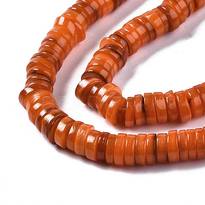 Natural Freshwater Shell Beads Strands SHEL-Q024-001G-1