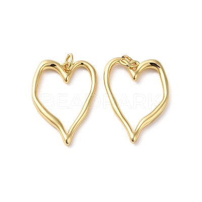Rack Plating Brass Pendants LS-KK-O142-24G-1