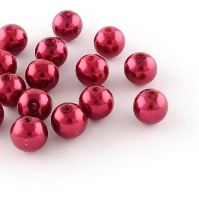 ABS Plastic Imitation Pearl Round Beads SACR-S074-8mm-A38-1