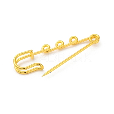 Iron Brooch Findings KK-Q491-G-1