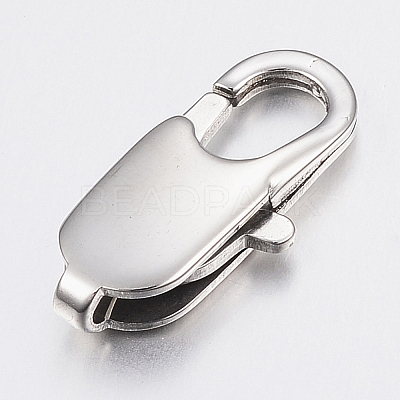Tarnish Resistant 304 Stainless Steel Lobster Claw Clasps LS-STAS-K167-05P-1