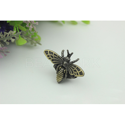 Zinc Alloy Twist Bag Lock Purse Catch Clasps PURS-PW0001-056BAB-1