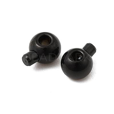 304 Stainless Steel Crimp Beads STAS-G361-02B-1
