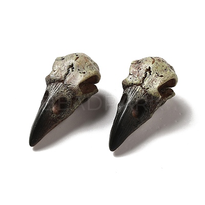 Crow Raven Bird Skull Resin Home Display Decoration RESI-A018-01B-1