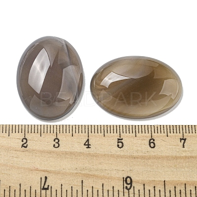 Natural Gery Agate Cabochons G-C115-01B-26-1