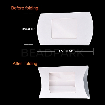 Kraft Paper Pillow Boxes LS-CON-L018-B01-1