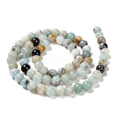 Natural Flower Amazonite Beads Strands Z26N5018-1