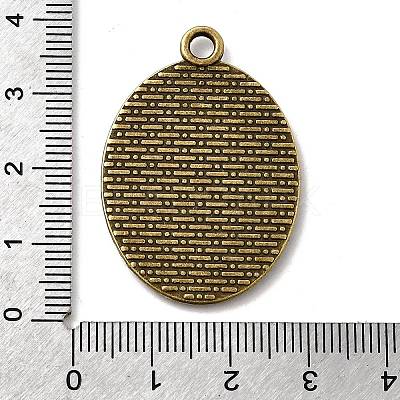 Vintage Tibetan Style Alloy Pendant Cabochon Bezel Settings LS-TIBEP-M018-105AB-NF-1