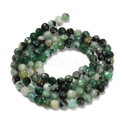Natural Emerald Beads Strands G-Z106-A02-4mm-1
