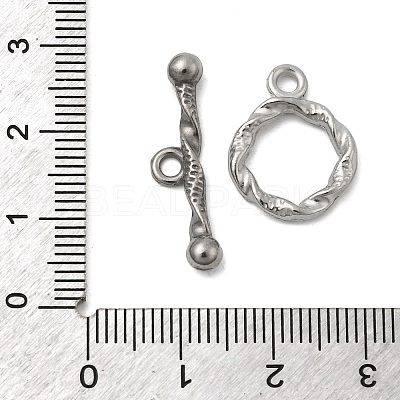 304 Stainless Steel Toggle Clasps STAS-Z179-03P-1