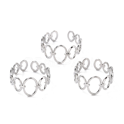 Non-Tarnish 304 Stainless Steel Finger Rings X-RJEW-L102-05P-1