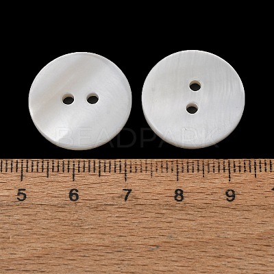 Natural Freshwater Shell Buttons SH-CBA22EC-01-1
