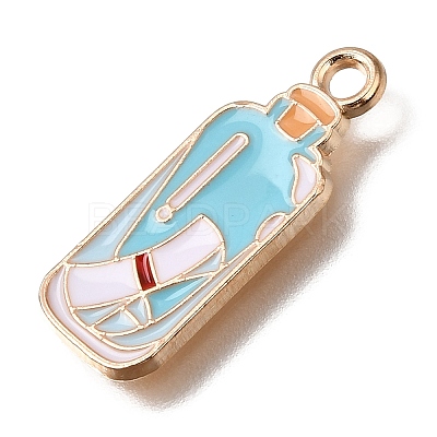 Alloy with Enamel Pendants AL-CBA9E11-03KCG-21-1
