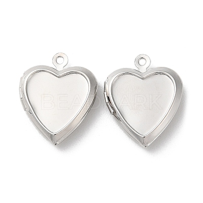 Rack Plating Brass Locket Pendants KK-G489-03P-1