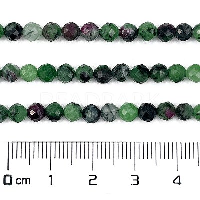 Natural Ruby in Zoisite Beads Strands X-G-L597-C02-03-1