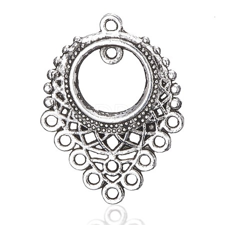 Tibetan Style Alloy Chandelier Component Links TIBE-A006-022AS-1