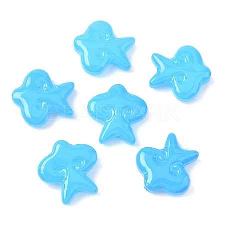 Baking Paint Glass Beads LAMP-D303-05E-1