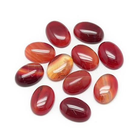 Natural Agate Cabochons G-R415-18x25-01-1