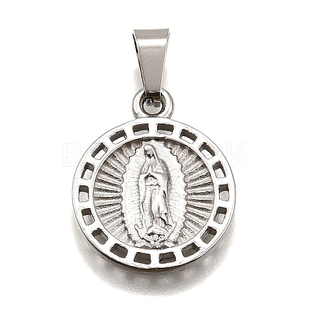 304 Stainless Steel Pendants STAS-B086-10B-P-1