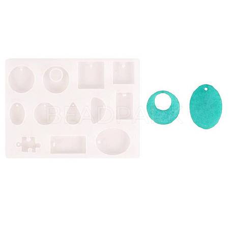 DIY Pendant Silicone Molds X-AJEW-P041-02-1