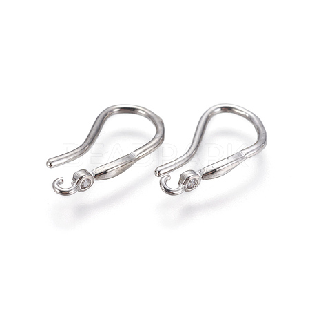 Brass Earring Hooks KK-L177-39P-1