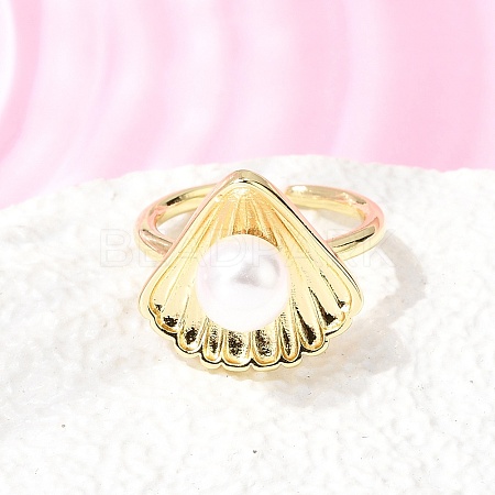 Brass Cuff Open Rings RJEW-C164-03B-G-1