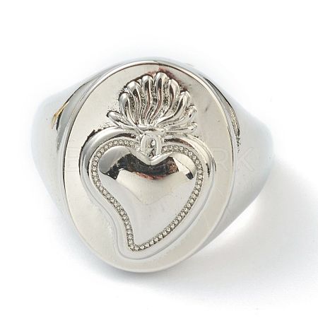 Brass Cuff Rings RJEW-G113-04B-1