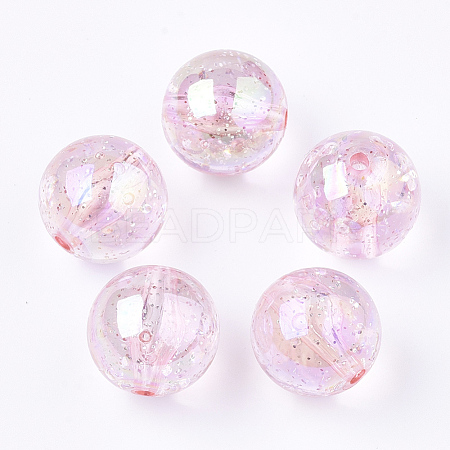 Transparent Acrylic Beads TACR-T006-01A-09-1