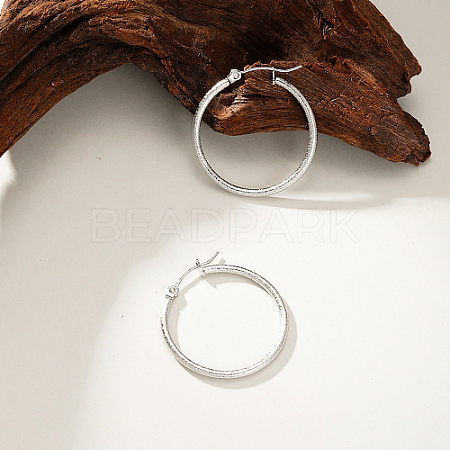 304 Stainless Steel Hoop Earrings BD2905-2-1