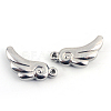 Tarnish Resistant 201 Stainless Steel Wing Charms STAS-Q192-29-1