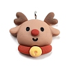 Christmas Theme Opaque Resin Pendants LS-RESI-F054-A13-1
