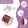 Round Copper Beading Wire for Jewelry Making YS-TAC0004-0.5mm-05-3