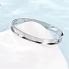 304 Stainless Steel Grooved Bangle Base SA-CBACA70-02P-3
