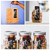 Flower Pattern Paper Gift Tag Stickers X-DIY-C011-01A-5