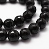 Natural Black Onyx Beads Strands X-G-D840-22-10mm-3