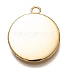 304 Stainless Steel Pendant Cabochon Settings STAS-Z030-01D-G-2