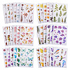 36Pcs 36 Styles PET Waterproof Stickers STIC-TAC0001-004-1