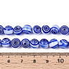 Handmade Millefiori Glass Round Beads Strands LK-R004-93A-4