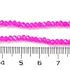 Baking Electroplate Glass Beads Strands DGLA-A039-J4mm-B24-4