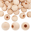 30Pcs Wood Beads WOOD-OC0004-40B-1