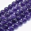 Natural Amethyst Beads Strands X2-G-E481-03-8mm-1