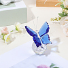 1Pc Glass Crytsal Butterfly Display Decorations LAMP-CN0001-01B-3