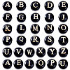 32Pcs 26 Style Natural Black Stone and Gold Enamel Beads G-PH0003-23-1